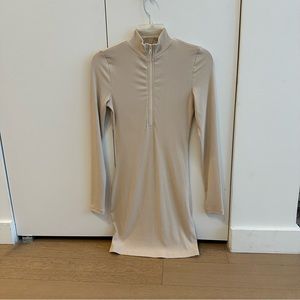 Princess Polly Womens Kiara Bodycon Shirt Dress Beige